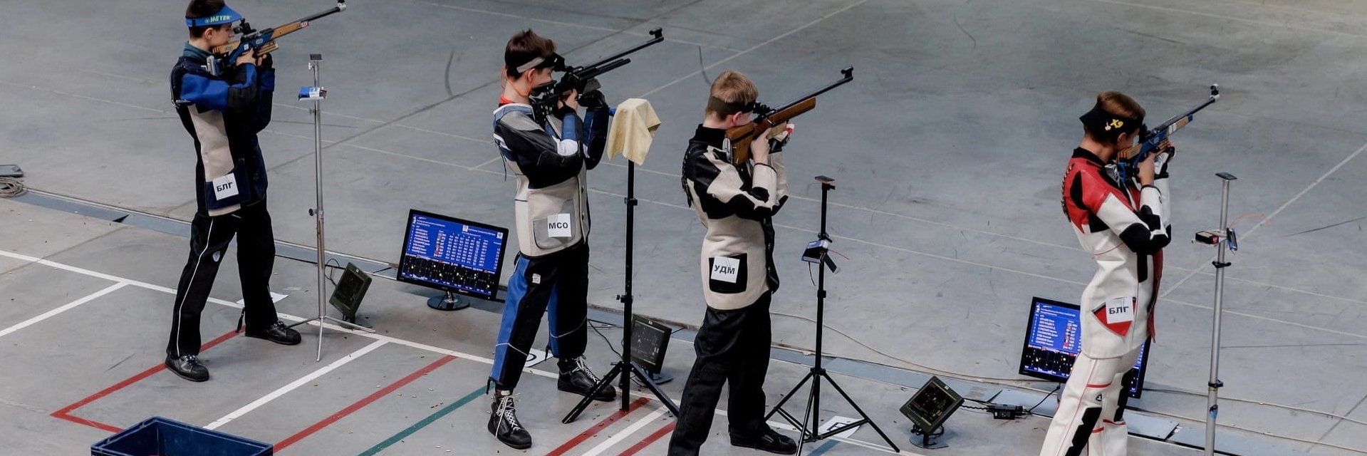 Финалисты чемпионата России по пневматической стрельбе